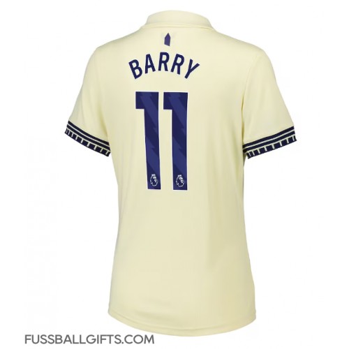 Everton Thierno Barry #11 Fußballbekleidung Auswärtstrikot Damen 2025-26 Kurzarm